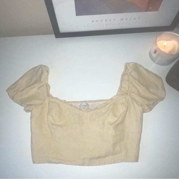 SALE 🩷 💫 Wilfred 100% Linen Blouse | linen top | linen - Picture 3 of 6